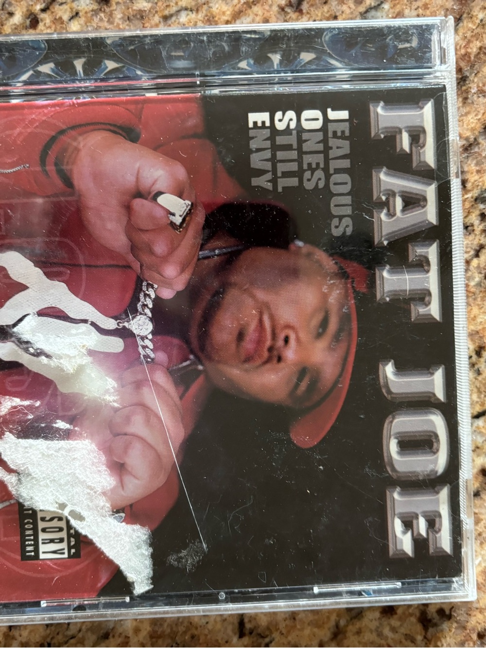 Fatt Joe CD "Jealous Ones Still Envy" - Red & Black Cover